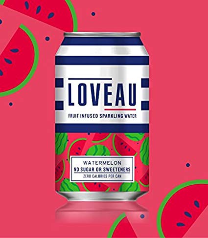 LOVEAU Infused Sparkling Water Watermelon Flavour